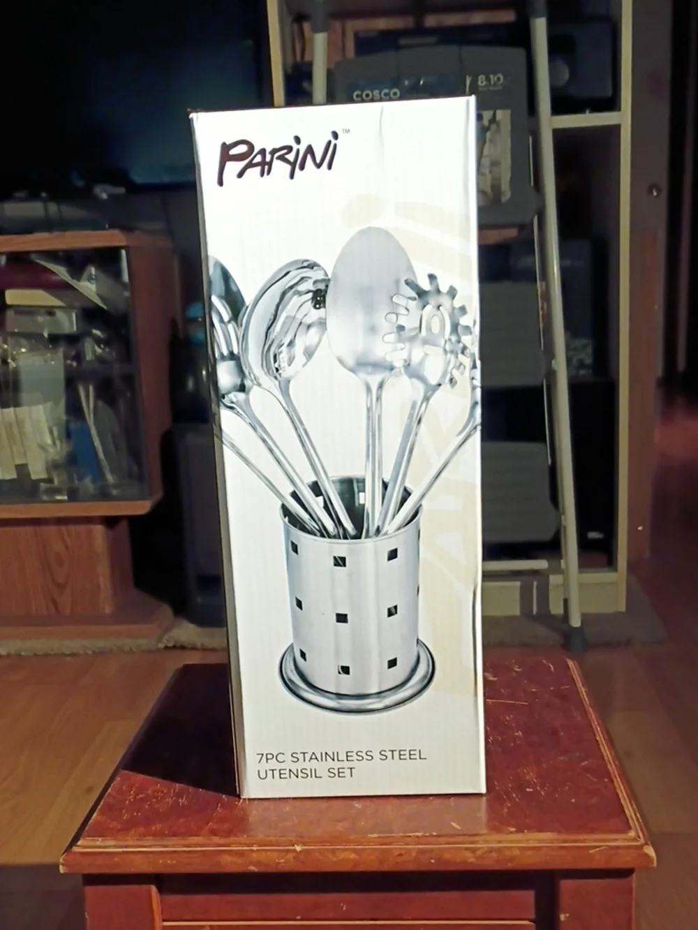 Parini Stainless Steel 7-Piece Utensil Set - Silver